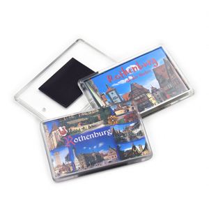 Cadre photo magnétique pour réfrigérateur en acrylique transparent sur mesure, taille 5 x 7, épaisseur 3 mm - Product Image 2
