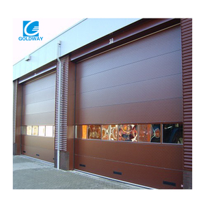Porta Sezionale Automatica a Sospensione Superiore, Porta Sezionale a Sospensione Superiore su Misura, Porta a Sollevamento Verticale in Acciaio per Baia di Carico Industriale - Product Image 4