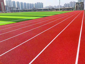 INOLP Seamless Air Permeable Sports Flooring Ignífugo Resistente a la decoloración Certificaciones internacionales para la variedad de deportes de pista - Product Image 3