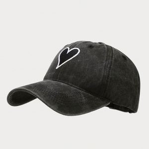 Gorra de Béisbol Bordada Estilo Retro Europeo Americano, Gorra de Lona Lavada con Visera Curva para Mujer, Gorra Bordada Personalizada para Exteriores - Product Image 4