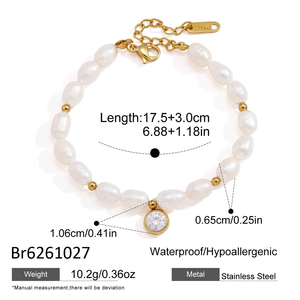 Pulsera <span class=keywords><strong>de</strong></span> Perlas Daphne Rhapsody <span class=keywords><strong>para</strong></span> <span class=keywords><strong>Mujer</strong></span>, Elegante y Graciosa, Joyería con Diseño <span class=keywords><strong>de</strong></span> <span class=keywords><strong>Verso</strong></span>, Estanza, Canto, Himno, Letra, Sinfonía, Concierto - Product Image 4