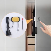 GREESON Interrupteur tactile LED haute tension AC85V-265V pour éclairage de meuble jusqu'à 40 mm d'épaisseur avec réglage marche/arrêt et de la luminosité