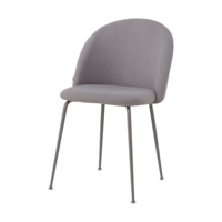Chaise de salle à manger contemporaine à pieds métalliques robustes et réglables, vente en gros d'usine, pour appartement, entrepôt, cuisine, maison, bar, salle de bain, atelier