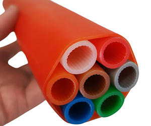 Conducto Multicanal de PE, Microducto FTTH de 7 Vías con Núcleo de Silicona para Fibra Óptica Soplada, Telecomunicaciones Subterráneas - Product Image 2