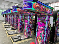 Machine de jeu d'arcade de boxe de sports d'intérieur à pièces Machine de basket-ball d'amusement d'arcade de boxe de rue en métal et en plastique