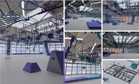 Parcours d'obstacles de parkour Ninja pour l'entraînement au parkour des enfants