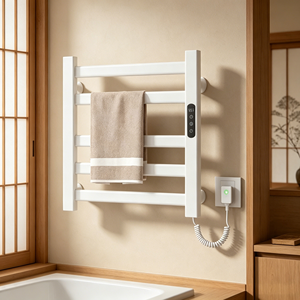 <span class=keywords><strong>Secador</strong></span> <span class=keywords><strong>de</strong></span> <span class=keywords><strong>Toallas</strong></span> Inteligente con WiFi, Control por Voz, Pantalla Táctil LED, Función <span class=keywords><strong>de</strong></span> Temporizador, Radiador <span class=keywords><strong>de</strong></span> Fibra <span class=keywords><strong>de</strong></span> Carbono para Montar en la Pared - Product Image 5