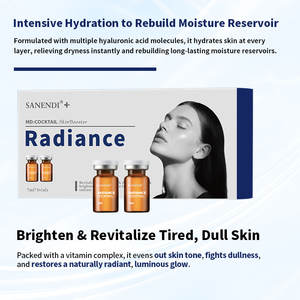 Sérum Skinbooster Cocktail OEM Anti-âge Éclat Protection 360 Réparation Cutanée Purifiant Raffermissant Contour Revitalisant Poly-Vitamines - Product Image 5