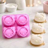 Moule à gâteau en silicone, moule à muffins rond en silicone, moule à chocolat, moule à fondant, résistant à la chaleur, pour décoration DIY
