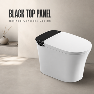 Smart Toilet Fully Automatic All-in-One Model Remote Control No Water Restrictions for Hotels Floor Mounted M329 Auto Siphonic F - Product Image 4