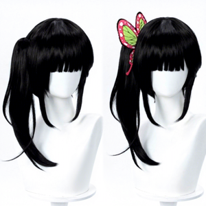Perruque en polyester ND <span class=keywords><strong>Kanao</strong></span> Tsuyuri pour <span class=keywords><strong>cosplay</strong></span>, idéale pour Comic-con, Halloween et fêtes costumées - Product Image 1