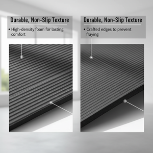 Custom Logo Eco-Friendly Nature Rubber & NBR 10mm Thick Stain Resistant Durable <b>Yoga</b> Mat with Carrying Strap - Product Image 6