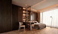 Vente directe d'usine, style moderne, chambre principale, dressing, protection de l'environnement, ENF, bois massif, grande capacité