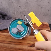 Ouvre-bouteille automatique de cuisine, ouvre-bocal en acier inoxydable ouvre-boîte