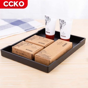 Hotel Restaurant Cafe Shop Bar Decorative Non Slip <strong>Plastic</strong> Tea Fruit <strong>Dessert</strong> Buffet Food Service <strong>Tray</strong> Melamine Serving <strong>Trays</strong> Set - Product Image 6