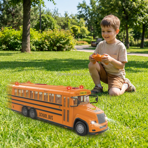 Autobús de Transporte RC 2.4G al por Mayor, 4 Canales, Sonido de Simulación, Luces LED, Puertas Abribles, RC Bus RTR para Interiores y Exteriores, Regalo para Niños y Niñas - Product Image 6