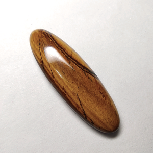 Amarillo Tigereye 42x8mm Ajuste de joyería de cabujón de corte ovalado - Product Image 2