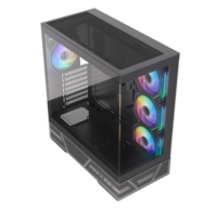 Boîtier PC Gaming au design épuré et soigné avec connexions simples