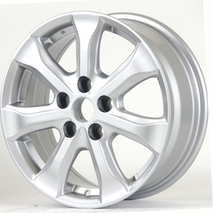 ผู้โดยสารรถยนต์ขอบ5X100 14 15 16นิ้วล้ออัลลอยสีเงินคลาสสิกสำหรับ TOYOTA Corolla Prius Sienta Aurcarina IS Allion Avalon - Product Image 1