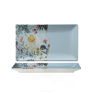โบตานิก้า บลู ถาดเสิร์ฟ 25 × 15 ซม. ทรงสี่เหลี่ยมโตเกียว M1934 - Product Image 1