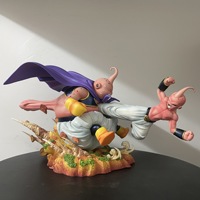 Figurine de combat PVC Dragon Ball Z Majin Buu 18 cm – Statue de collection pour décoration intérieure et cadeau