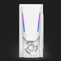 White Micro ATX CPU RGB Table PC Gaming Computer Cases & Towers Desktop Cover case