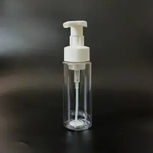 200 мл 250 мл белые прозрачные пластиковые бутылки с пенным насосом