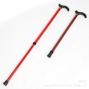 Bâton de marche télescopique en alliage d'aluminium, hauteur réglable, pour personnes âgées, randonnée, utilisation en extérieur - Product Image 3