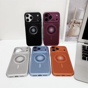 เคสโทรศัพท์มือถือแบบรังผึ้งแม่เหล็กคุณภาพสูงสำหรับ iPhone 18 17 16 15 Pro Max ฝาหลังแข็งแบบด้าน - Product Image 2