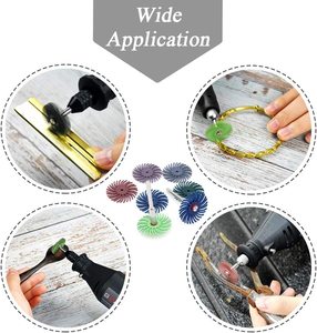 PEXMIENTAS Mini Wood Metal Jewelry Rotary Goldsmith Tools pennelli per lucidatura di gioielli ruota disco con setole radiali - Product Image 6