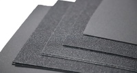 Feuilles abrasives rectangulaires avec support en papier kraft, dureté moyenne, résistantes à la déchirure