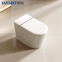 S021 WC intelligent moderne monobloc de luxe avec cuvette automatique blanche