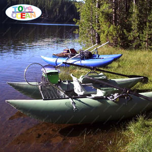 Nouvelle conception mini kayak gonflable <span class=keywords><strong>banane</strong></span> bouée flottante eau ponton gonflable pour la pêche - Product Image 3
