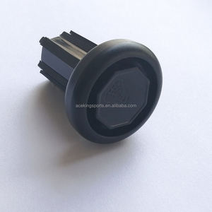 Tapones de extremo de 2 piezas de ABS negro para palo de lacrosse para hombre ACEKING, los mejores - Product Image 1