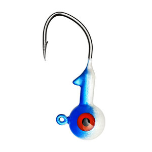 1/32oz,1/16oz,1/8oz,3/16oz,1/4oz,3/8oz Saltwater Glowing Strike Crappie Jig Head avec crochet de faucille pointu - Product Image 4