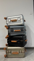Valise de luxe grande capacité avec logo personnalisé, bagage à roulettes de haute qualité, vente en gros de Chine