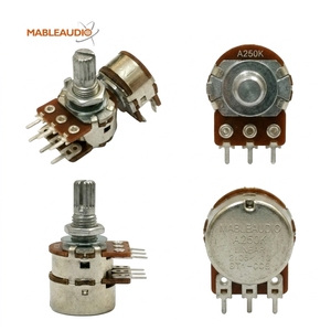 MAPT0049 ALPS <span class=keywords><strong>TYPE16</strong></span>โรตารี่ฟิล์มคาร์บอน50KA X2เพลาแข็งเสียงโพเทนชิโอมิเตอร์สำหรับเครื่องขยายเสียง - Product Image 5