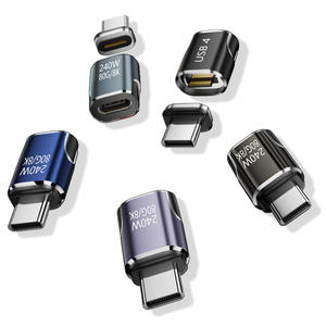 Adaptateur magnétique USB4.0 USB-C - Données 80 Gbps, charge rapide PD 240 W, convertisseur Type C 8K 60 Hz pour ordinateur portable - Product Image 6