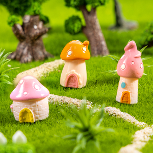 Casa de Hongos Decorativa al por Mayor, Hongo de Resina de Colores Vibrantes, Adornos para Jardín de Hadas, Accesorios DIY para Terrarios B2B - Product Image 5