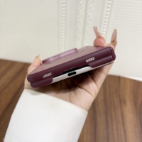 Coque Duo pour iPhone, transparente mate, magnétique, anti-chute, compatible avec la peau, nouvelle coque antichoc pour iPhone Duo