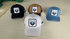 <span class=keywords><strong>Gorras</strong></span> Trucker con Apliques Bordados Personalizados, <span class=keywords><strong>Gorras</strong></span> de Malla con Diseño de <span class=keywords><strong>Animales</strong></span>, Gorra de Béisbol de 5 Paneles - Product Image 6