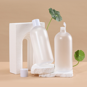 Abs bouchon à vis démaquillant Toner bouteille d'eau cosmétiques 500ml plastique PET <span class=keywords><strong>gommage</strong></span> pur rosée bouteille matériel d'emballage - Product Image 2
