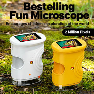 OEM キッズトイ 2MP 1000倍 互換性のある内部ストレージ搭載 ミニ子供用電子顕微鏡 アウトドア探検用 - Product Image 1