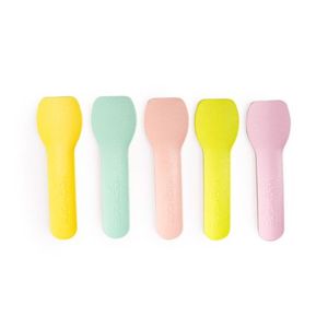 Bán buôn biểu tượng tùy chỉnh phân hủy sinh học thực phẩm đông lạnh món tráng miệng mini thìa giấy dùng một lần Kem muỗng - Product Image 2