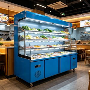 Réfrigérateur vitrine à faible consommation et porte vitrée pour cantine étudiante - Product Image 3