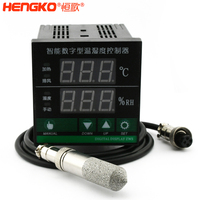 HT703 Sonde en acier inoxydable rs485 Contrôleur numérique de température et d'humidité pour l'éclosion d'entrepôt de boulangerie