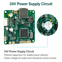 Module d'interphone IP à protocole SIP hautement intégré SIP2403V, carte mère d'interphone réseau, système d'appel pour salle informatique