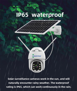 Panel năng lượng mặt trời an ninh IP CCTV năng lượng mặt trời Powered 360 độ wifi <span class=keywords><strong>Camera</strong></span> Mạng <span class=keywords><strong>camera</strong></span> với PTZ các tính năng hai cách âm thanh mà không cần pin - Product Image 2