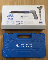 Pistolet cloueur manuel en acier inoxydable et plastique à 5 vitesses réglables, haute efficacité, pour bricolage, construction de qualité industrielle, décoration, OEM/ODM