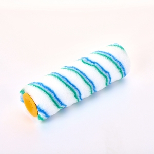 9 <span class=keywords><strong>Rouleau</strong></span> <span class=keywords><strong>de</strong></span> peinture industriel/bricolage-Couverture rayée bleue/verte et poignée en <span class=keywords><strong>fibre</strong></span> <span class=keywords><strong>de</strong></span> <span class=keywords><strong>verre</strong></span> | OEM personnalisable <span class=keywords><strong>pour</strong></span> les entrepreneurs et l'usage domestique - Product Image 4